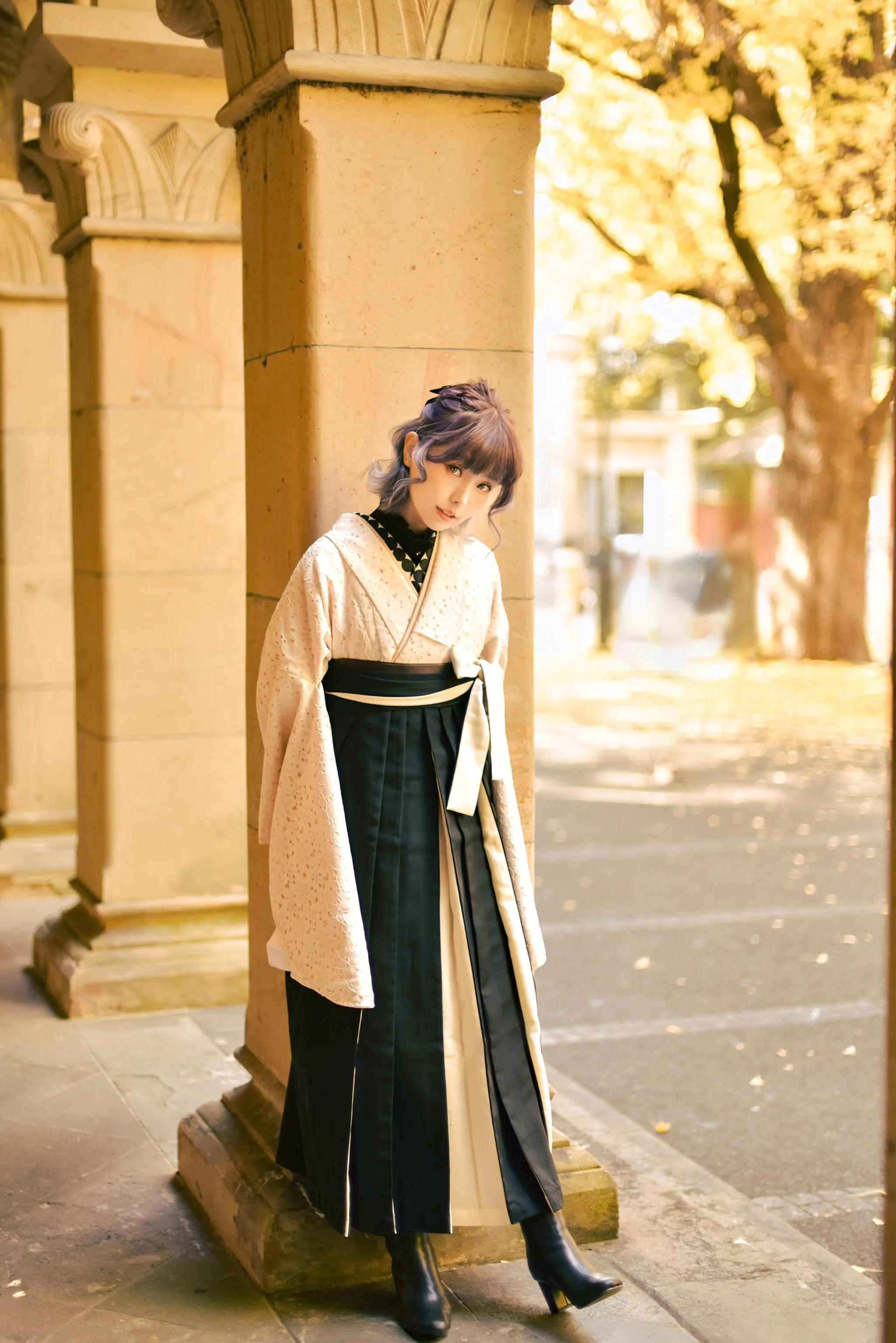 ElyEE子 – NO.130 23年11月订阅-Ginkgo Hakama [38P]插图9